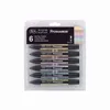 WINSOR TON Promarker Set Stylos marqueurs à base d'alcool à double pointe 6 couleurs 12 couleurs Design Marqueur professionnel pour artistes 220207