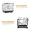 Canis Canetas 1 Conjunto Dobrável Canil Canil Ferro Fio Pet Crate Prático Abrigo Supplies194l