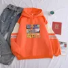 Jesień Zimowy Fleece Van Gogh Malarstwo olejne Pullover Grube Luźne Kobiety Bluzy Harajuku Kontrast Color Bluza Kobieta 210910