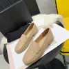 2022 Nyaste Kvinnor Designer Skor Flat Länkar Set Utsökt Wild Fashion Luxury Design Casual Skor Kvinna Bekväm Fritid Andningsbara Loafers Storlek 35-41 med låda