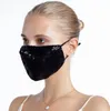 dhl 2023 hot Fashion BlingBling Sequin Paillette Designer Luxe Masker Wasbare Herbruikbare Volwassen Maskers Mascarillas Beschermend Verstelbaar Masker