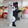 Maskottchen-Kostüme, Cartoon-Schwarz-Weiß-Bär-Maskottchen-Kostüm, Monokuma-Maskottchen-Kostüme zum Verkauf, Anime-Rollenkleid, Cartoon-Bekleidung, Cosplay-Anzüge