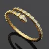 Cobra pulseira diamante bangle de aço inoxidável jóias adorável animais prata rosa ouro charme casamento festa de casamento braceletes pulseiras jóias