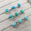 Solitaire Jewelrywhole 50pcs Mix Styles Colorful Turquoise Stone Rings For Women Ladies Fashion Jewelry Ring Brand Drop Delive8154657