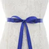 Wedding Sashes Belt Applique Rhinestones Bridal Trim Handmade Fix voor DIY -jurken Belts en Silver B30