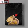 Divertente Bear Hug T-Shirt Uomo Uomini Crew Collo 100 percento Cotone Tshirt Gay Art Pride Grrr LGBT Winter Camisas Hombre 210629