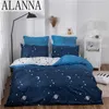 Alanna X-ALL Printed Solid bedding sets Home Bedding Set 4-7pcs High Quality Lovely Pattern with Star tree flower 210615