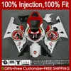 Injektionsform för Suzuki GSXR750 K1 GSXR 600 750 CC 2001 2002 2003 Bodys 37NO.21 GSXR600 GSXR-750 GSXR-600 01-03 600CC 750CC GSX-R750 01 02 03 OEM Fairing Lucky Strike