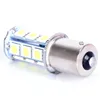 10pcs 27 LED 자동차 가벼운 주차 램프 전구 소스 자동 브레이크 재판 턴 신호 조명 P21W DC12V S25 BA15S 1156 5050 SMD