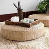 Floor Pillow Eco-Friendly Round Straw Cushion Hand Woven Tatami Floor Mat Yoga Tea Ceremony Meditation Pad Y200723220U