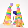 Décorations de Noël Rainbow gnome peluche peluche peluche suédoise tomte scandinave elfe maison salon salle de vie plat décor lgbt cadeau phjk2110