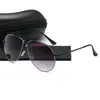 Hochwertige Damen-Sonnenbrille, luxuriöse Herren-Sonnenbrille, UV-Schutz, Herren-Designer-Brille, Farbverlauf, Metallscharnier, modische Damen-Brille mit Originalverpackung p20