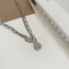 Vintage Wedding Chain Choker Necklace For Women Geometric Sun Coin Multilayer Pendant Necklaces Jewelry Party gift3378994