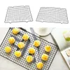 2pcsset Nonstick Metal Cake Cooling Rack Grid Net Baking Tray Cookies Biscuits Bread Drying Stand Cooler Holder Tools Y200612