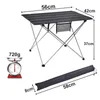 Table pliable extérieure meubles de Camping portables Tables de lit d'ordinateur en aluminium ultra-léger escalade randonnée pique-nique chaise pliante