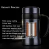 500/600 ml Mode Roestvrijstalen vacuümflessen Mannen Zakelijke Thermos voor Thee Water Mok Infuser Bottle Office Thermal Cup 210615