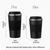 13 oz / 17z edelstahl vakuum isoliert becher thermos tumbler kaffee tassen tragbare geschäftsgeschenk suppe cups einzelne handöffnung deckel travel tr0018