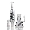 Triangle Screw Glass Hookahs Big Belly Heady Enjoyable Smoking Bubbler For Tobacco Water Pipe Dab Oil Rig With Bowl