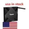 USA i lager TANIX TX6S Android 10 TV Box AllWinner H616 4GB 32GB 2.4GHz 5GHz WiFi 6K Streaming Media Player