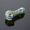 Popular Glass Spoon Hand Pipes Mini Small Bowl Unique Pot Smoking Accessories Colorful Pyrex Oil Burner Pipe