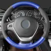 Steering Wheel Covers Black Carbon Fiber Leather Car Cover For F20 2012-2021 F45 2014-2021 F30 F31 F34 2013-2021 F32 F33 F36