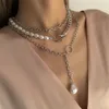 collar de perlas fijado para bodas