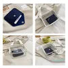 Schoudertassen Fashion Jelly PVC Elegant Crossbody Purse Clear Design Women Flap Handtas Luxe transparante tas