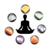 Nieregularny Siedem Chakra Energy Kamień Kombinacja Zestaw Naturalny Healing Crystal Gemstone Ozdoby Dekoracji Prezenty Torba dla dzieci