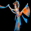 Traditionell kinesisk kostym fe sexig klänning cosplay fest hanfu tang kostym kvinnor dunhuang flygande dans kläder gammal scen prestanda slitage