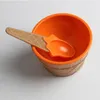 Kids Ice Cream Bowls Ice Cup Paren Bowl Gifts Dessert Containerhouder met lepel Beste kinderen Geschenktoevoer W-00726