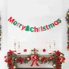 Juldekoration filtprodukter Xmas Tree Pendant Non-Woven Letter Flag