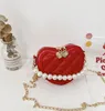 Handbags Cute Kids Heart Hand Bags Tote Girls Small Coin Pouch Baby Mini Party Pearl Purse