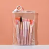 8st / set makeupborstar med separat väska Pulverfundament Blush Blending Eyeshadow Lip Cosmetic Eye Make Up Brush Kit Tool