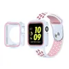 Мода Dual Colors Soft TPU Case Bammer для Apple Watch Iwatch Series 123 4 5 6 7 45 мм 41 мм 44 мм 42 мм 38 мм Обложка Рама полная защита