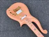 Guitare électrique Diamond Series Prince Cloud Peach Pink, corps en aulne, manche en érable, incrustation de symboles, couvercle de tige en treillis doré, cordier enveloppant