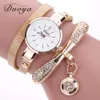 Duoya Brand Bracelet Watches for Women Luxury Gold Crystal Fashion Quartz Wristwatch Clock Ladies Vintage Watch Dropshipp