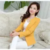New J61269 Candy Color Blazers Women Business Suit Blazer jacket women blazer mujer plus size korean Women T200716