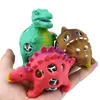 2021 Dinosaur Snail Lays Eggs Model Grape Venting Squeeze Balls toy Pressure Stress Relief Ball Children Sensory TPR Autism