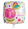 Bonne fête des mères ballons espagnol maman feuille ballon coeur forme décorations de fête cadeaux maman 16 modèles 18 pouces YG1078