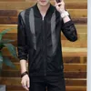 Transparent Stripe Solid Cool Jackets Men Sun Protection Clothing Summer Casual Jacket skin Thin Coat Male Plus Size M-5XL 211110