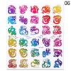 Self Adhesive Colorful Nail Stickers Waterproof Gold Dragon Color Phoenix Pattern DIY 12 Styles 3D Nails Decal Manicure Art Decoration Tools1758160