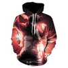 2021 Automne / Hiver Cartoon Sweats harajuku hoodies itachi anime 3D Print hoodie une pièce Casual Pullover veste sudaderas Y211122