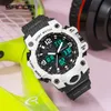Sanda Mode Sport Kvinnors Klockor Multifunktion Vattentät Klocka Analog Digital Armbandsur Casual Clock Relogio Feminino 942 G1022