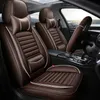 Capa de assento de carro universal de couro PU para TOYOTA HYUNDAI MAZDA LEXUS BMW Automóveis Automóveis Accesorios Coche Interior 4 Cor