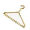 Partihandel Metal Triangle Barnkläder Hänghanddukshängare Barnkläder Display Stand Scarf Tie Rack