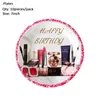 Dince per le stoviglie Cosmetica Cosmetica Beauty Tema Decorazione Decorazione Rossetto Balloon Girl's Day Spa Makeup Supperment Paper Tazza di carta Happy Birthday