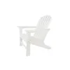 US Stock Mobili UM HDPE resina legno adirondack sedia - bianco A51285m