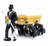 1:64 High Simulation Gana Funeral Funeral Dancing Pallbearer Team Modelo Exquisite Obra Ação Figura Decoração Do Carro 6 V2