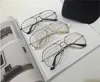 Lunettes de soleil CHUN Aviation or cadre femme classique lunettes Transparent clair lentille optique femmes hommes lunettes pilote M51
