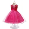 Girl Flower Princess Dress Summer Tutu Christmas Party Dresses For 3-10 Years kids Girls Children New Year Costume Clothes Q0716